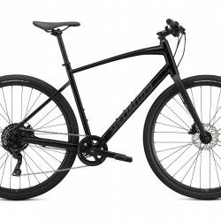 2022 Specialized Sirrus X 2.0 Disc Hybrid Bike in Black